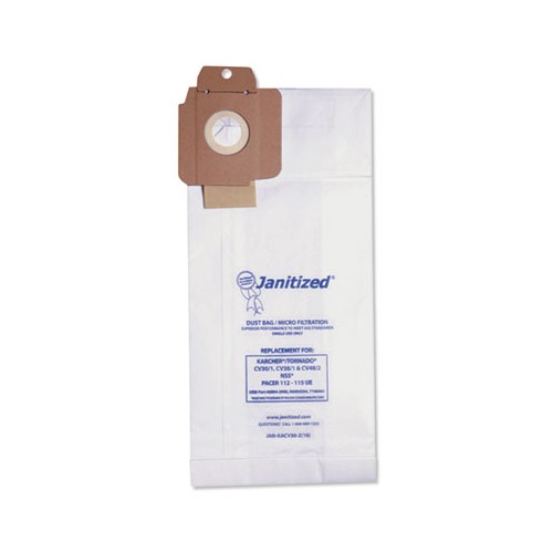 Janitized Vacuum Filter Bag Designed to Fit Karcher/Tornado CV30/1