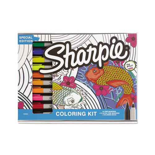 Download Sharpie Adult Coloring Kit - SAN1989554 - Shoplet.com