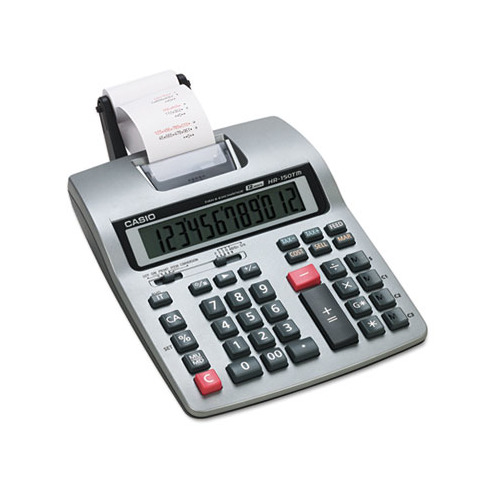 Casio HR-150TM Two-Color Printing Calculator - CSOHR150TM - Shoplet.com