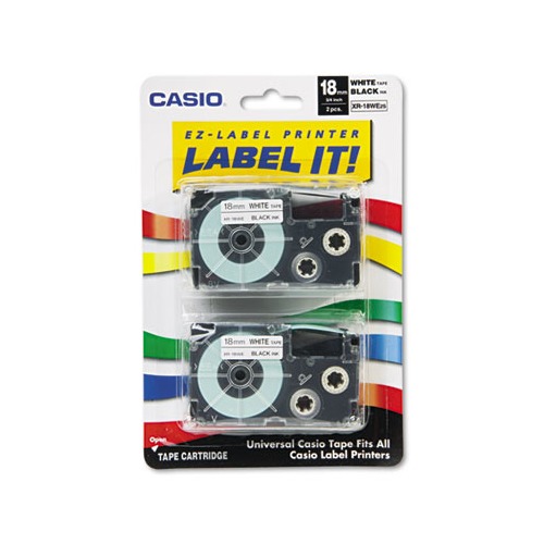 CSOXR18WE2S Tape Cassettes for KL Label Makers 
