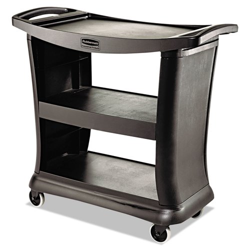 Rubbermaid Executive Service Cart - RCP9T6800BK - Shoplet.com
