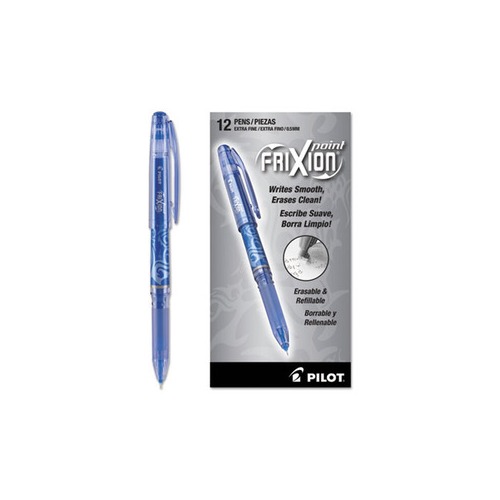 Pilot FriXion Point Clicker 0.5mm, Erasable Gel Needle tip Pens, Extra Fine  Point, 6 pack (Black)