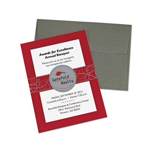 Silver Foil Embossing Labels