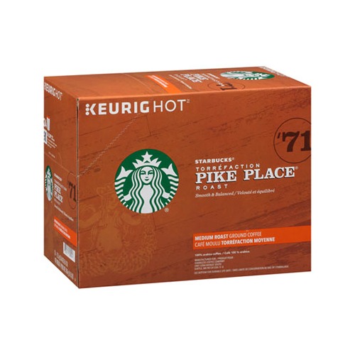 Pike Place Coffee K-Cups Pack, 24/Box, 4 Box/Carton