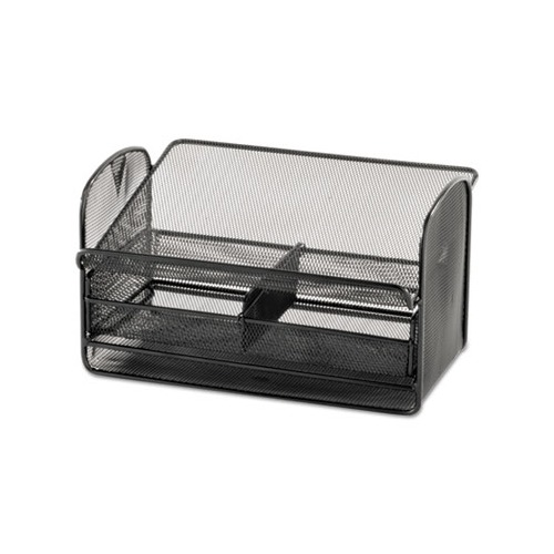Safco Onyx Steel Mesh Off-Surface Shelf, Pull-Out Drawer, 31 1/2 X 7 1/4 X 10 - W.B. Mason - View #11