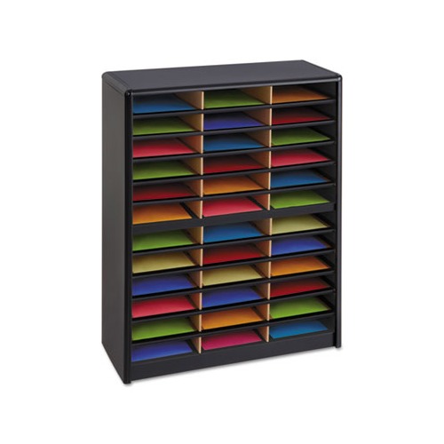 Safco Steel/Fiberboard Literature Sorter SAF7121BL