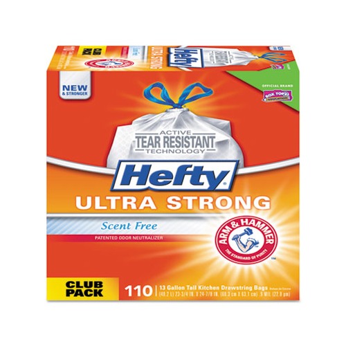 Ultra Strong Tall Kitchen and Trash Bags by Hefty® PCTE88368CT