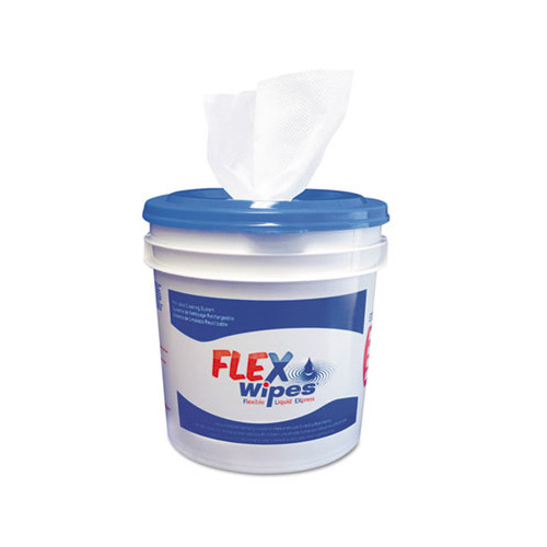 Cascades Tissue Group Tuff-Job Flex Wipes Wiper/Bucket System - CSDW010 ...