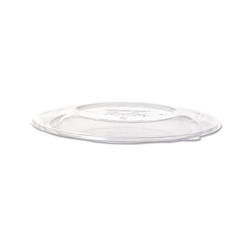 Eco-Products EP-SBS64 64 oz. Clear Compostable Plastic Salad Bowl with Lid  - 150/Case