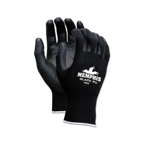 Mcr Safety Economy PU Coated Work Gloves - CRW9669M - Shoplet.com