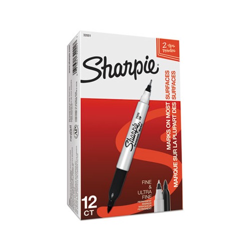 Sharpie Permanent Markers, Fine and Ultra-Fine Tips, Cosmic Colors, 45  Count 