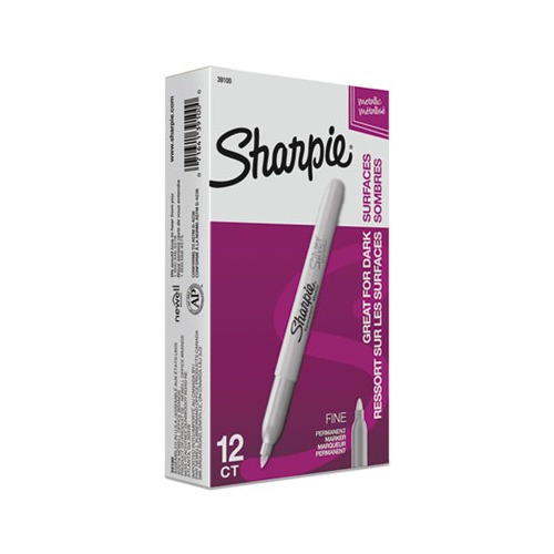 Sharpie Silver and Gold Metallic Marker Pen Permanent Marker - China Sharpie  Metallic Marker, Sharpie Marker