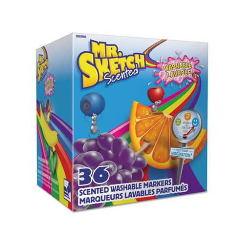 Mr. Sketch Scented Washable Markers - Classroom Pack - SAN2003992 