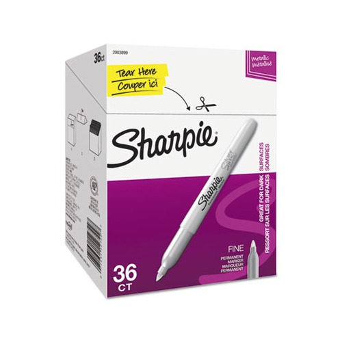  SHARPIE Permanent Markers, Fine Point, Black, 36 Count :  Office Products