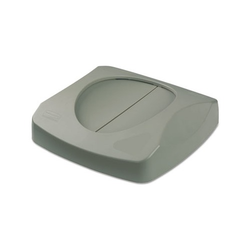 Rubbermaid Commercial 268988BG Untouchable® Recycling Swing Lid For 3569 73 3569 88 Containers Beige P 2885