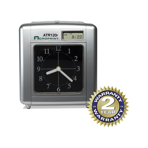 Acroprint Model ATR120 Analog/LCD Automatic Time Clock - ACP010212000