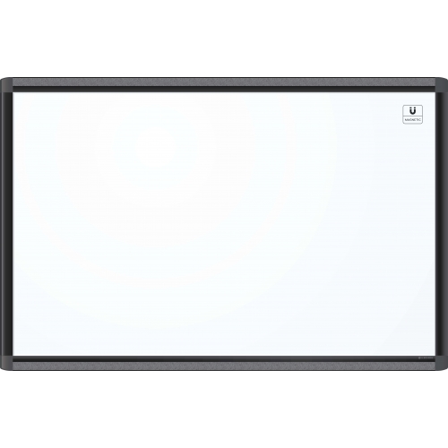 U Brands PINIT Dry Erase Board, 35 x 23 Inches, Black Aluminum