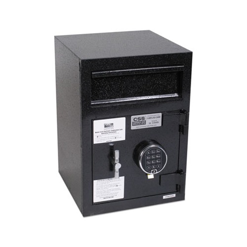 Depository Security Safe, 0.95 cu ft, 14 x 15.5 x 20, Black Depository Security Safe, 0.95 cu ft, 14 x 15.5 x 20, Black