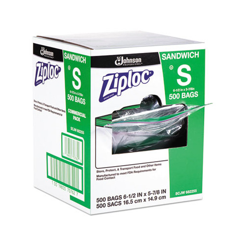 Ziploc Resealable Sandwich Bags - SJN682255 