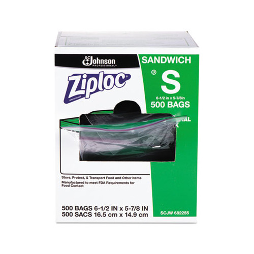 Ziploc Resealable Sandwich Bags - SJN682255 