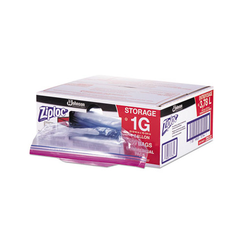 Ziploc® 682256 7 x 7 7/16 1 Qt. Storage Bags with Double Zipper and  Write-On Label - 500/Case