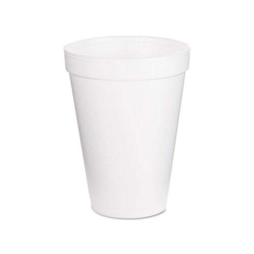 Dart 12J12 Foam Cups, 12 oz, Small White 1000/Case