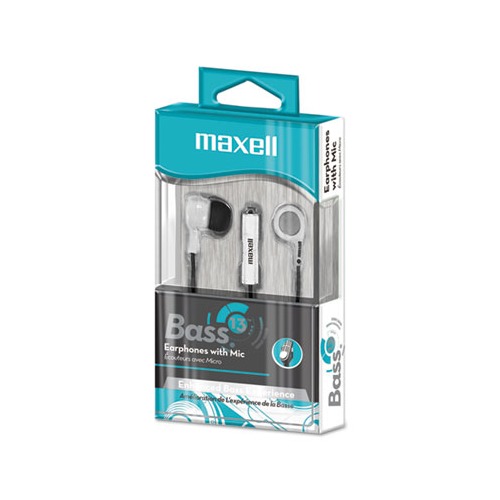 Maxell earphones with discount mic