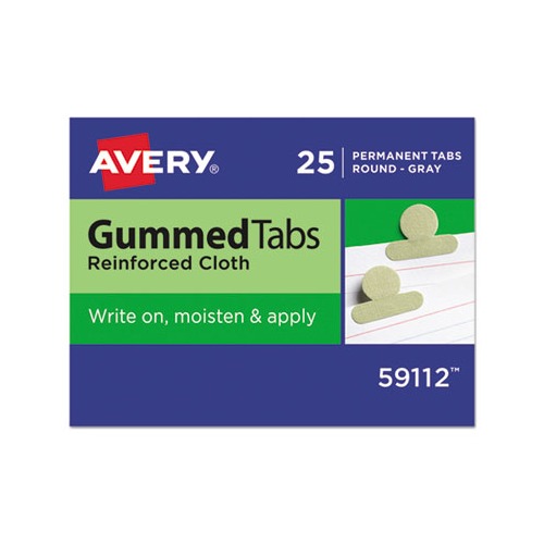 Avery Gummed Reinforced Index Tabs AVE59112
