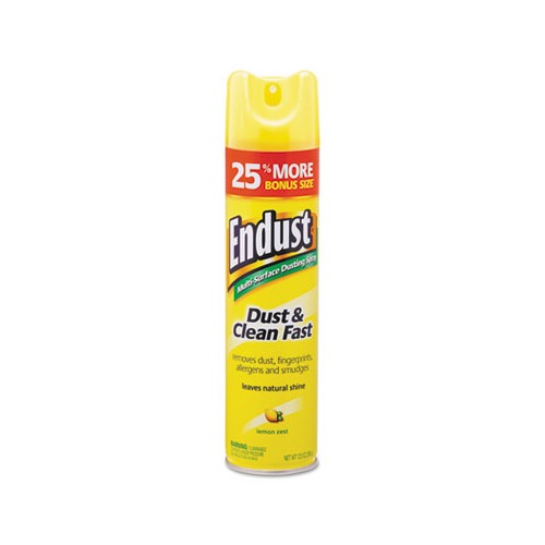 Endust Multi-Surface Dusting and Cleaning Spray, Lemon Zest, 12.5