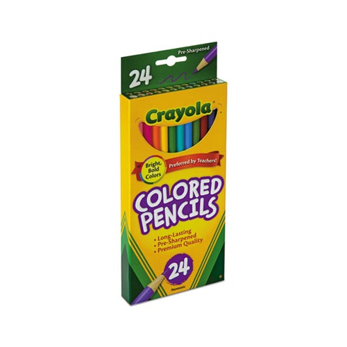 Crayola Long Barrel Colored Wood-case Pencils, Assorted