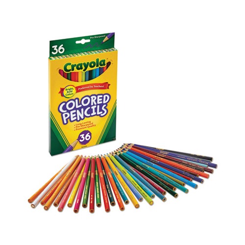 Crayola Long-Length Colored Pencil Set
