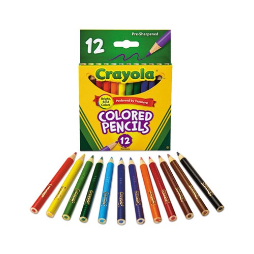 Brand NEW Crayola 50 Assorted Colored Pencils Full Length Pre Sharpened Set  NEW