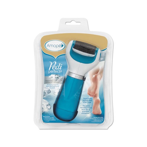 Pedi Perfect Electronic Foot File, Blue/White Pedi Perfect Electronic Foot File, Blue/White