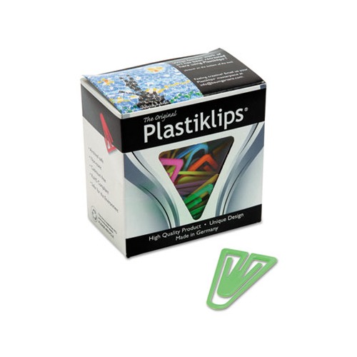 Baumgartens Plastic Paper Clips Box Of 200 Large Assorted Colors