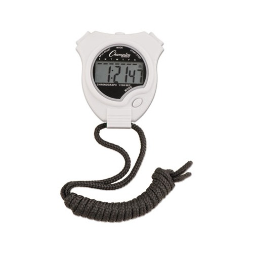 Champion Sport Water, 1/100 Second, Assorted Colors, 6/Set Resistant Stopwatches