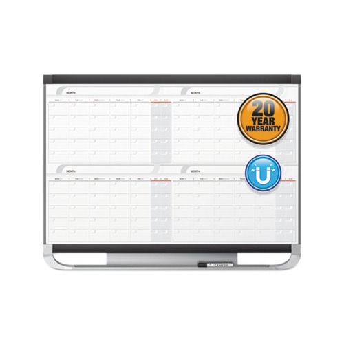 Quartet Prestige 2 Total Erase 4Month Calendar QRT4MCP43P2
