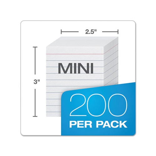 Oxford Ruled Mini Index Cards - PFX10009 - Shoplet.com