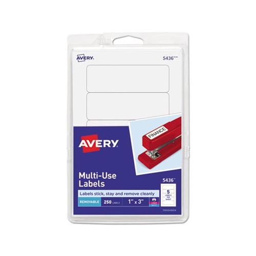 Avery Removable MultiUse Labels AVE05436