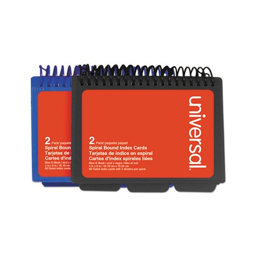 Universal Spiral Bound Index Cards UNV47302 Shoplet
