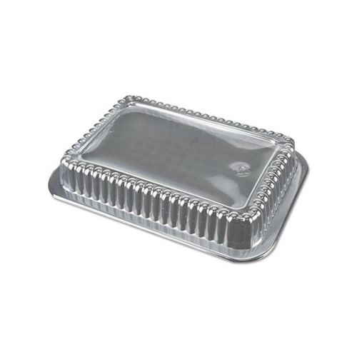 Dome Lids for 1.5 lb Oblong Containers, 6.56 x 4.63 x 2, Clear, Plastic, 500/Carton Dome Lids for 1.5 lb Oblong Containers, 6.56 x 4.63 x 2, Clear, Plastic, 500/Carton