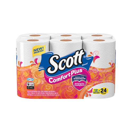 KIMBERLY CLARK ComfortPlus Toilet Paper KCC47618