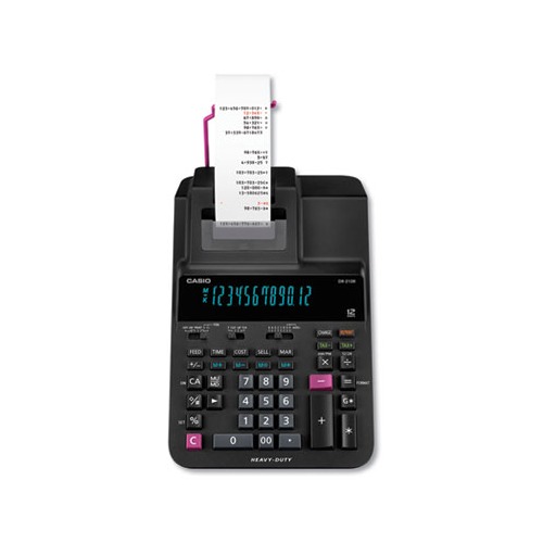 Casio DR210R Printing Calculator CSODR210RBK