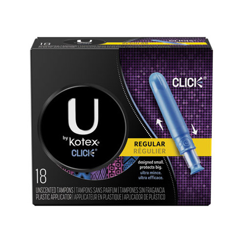 KIMBERLY CLARK U by Kotex Click Compact Tampons KCC15949