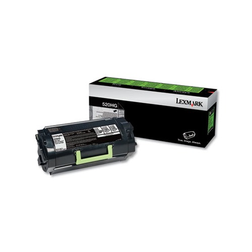 52D0H0G Return Program High-Yield Toner, 25,000 Page-Yield, Black 52D0H0G Return Program High-Yield Toner, 25,000 Page-Yield, Black