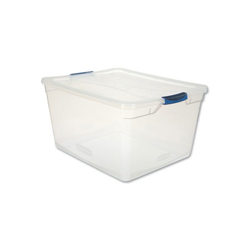 Rubbermaid Cleverstore Clear Latching Tote