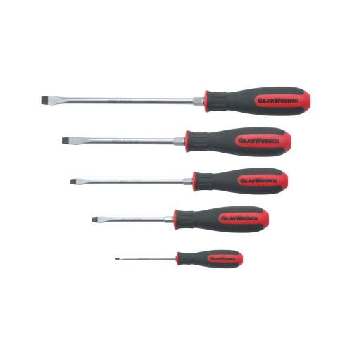 Apex Tool Group GEARWRENCH 5 Piece Slotted Screwdriver Set 80053