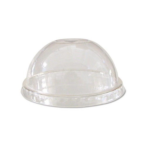 GreenStripe Renew and Comp Cold Cup Dome Lids, Fits 9 oz to 24 oz Cups, Clear, 100/Pack, 10 Packs/Carton