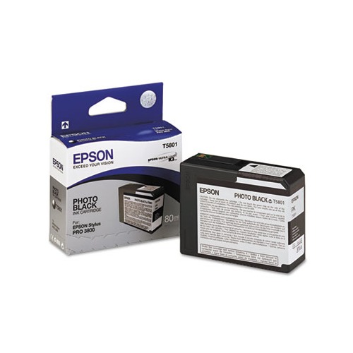 T580100 UltraChrome K3 Ink, Photo Black