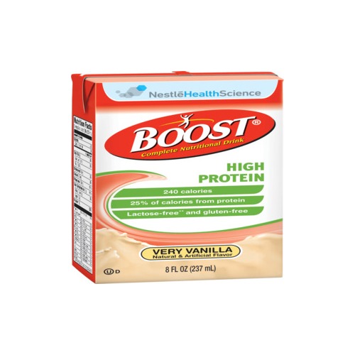 Nestle boost high protein very vanilla 8 fl ounce tetra brik