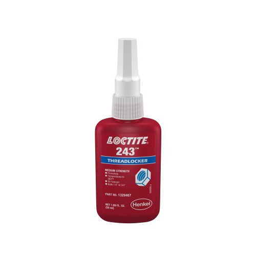 Loctite 243 Medium Strength Blue Threadlockers 1329505 4421329505